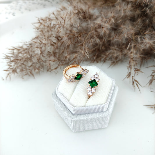 XP Kolczyki 18K -Ella Green