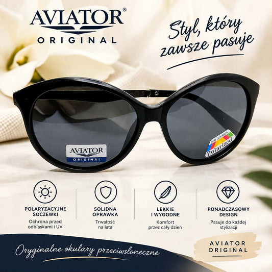 Okulary damskie -  Black