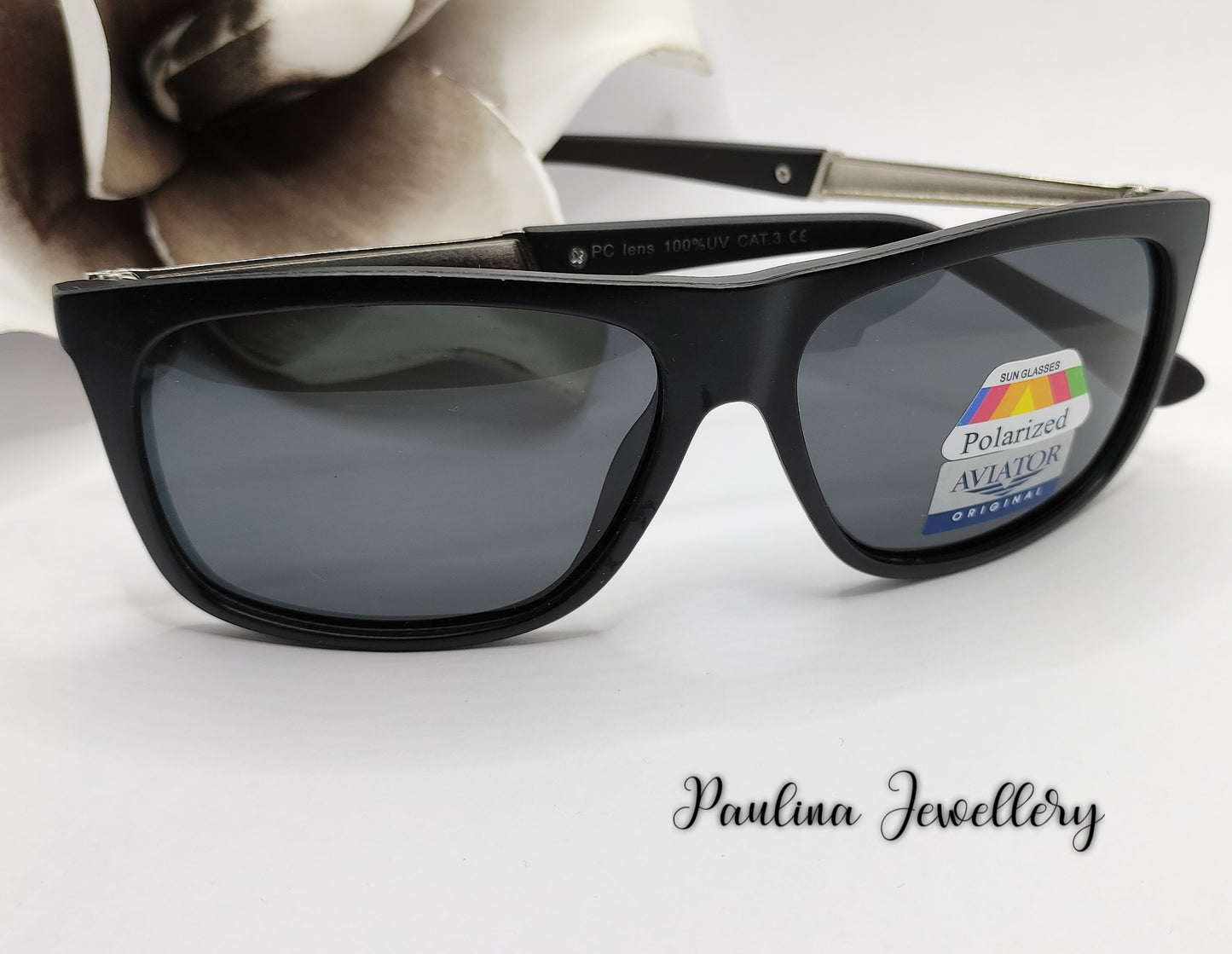 JG Okulary - Black/Silver