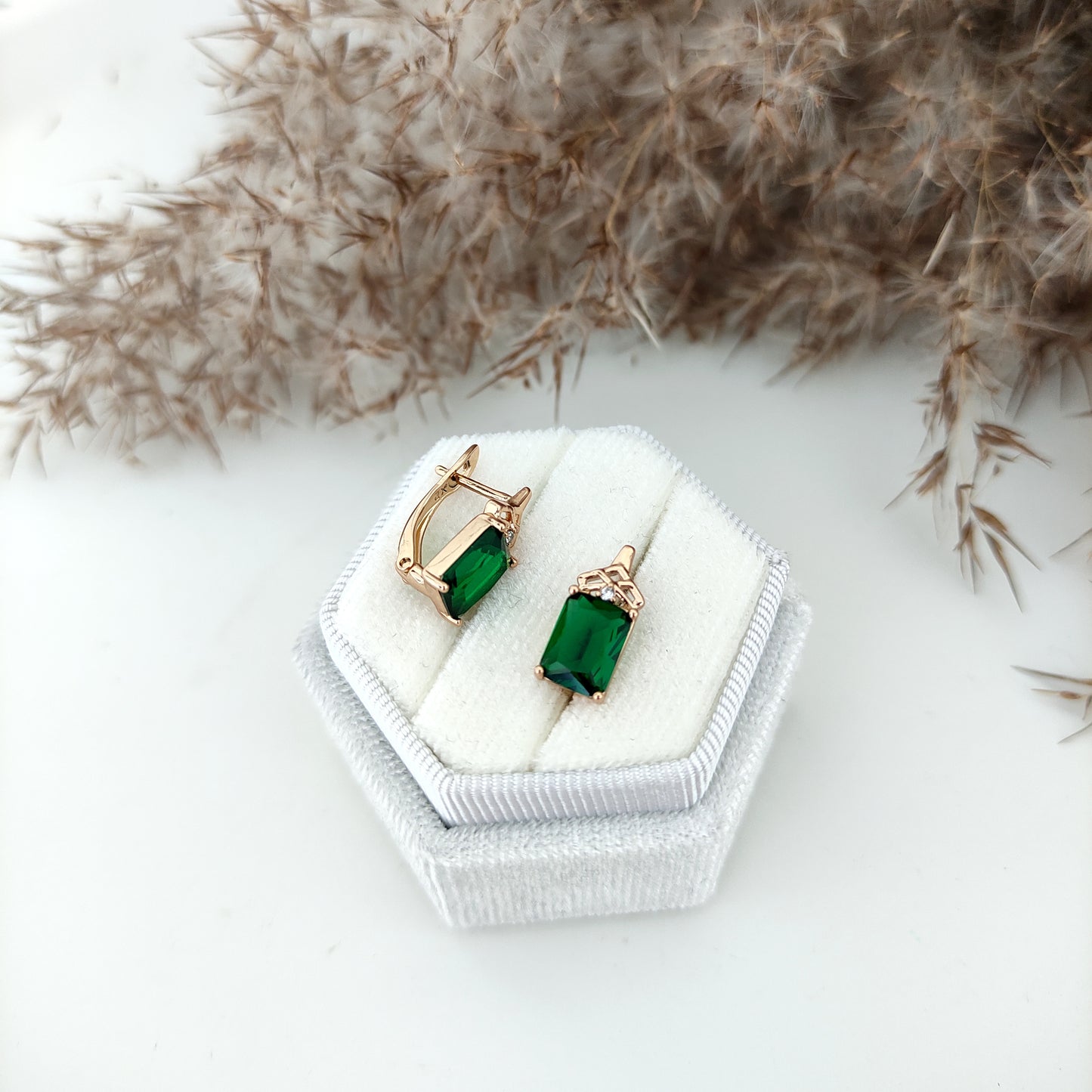 XP Kolczyki 18K - Nola Green