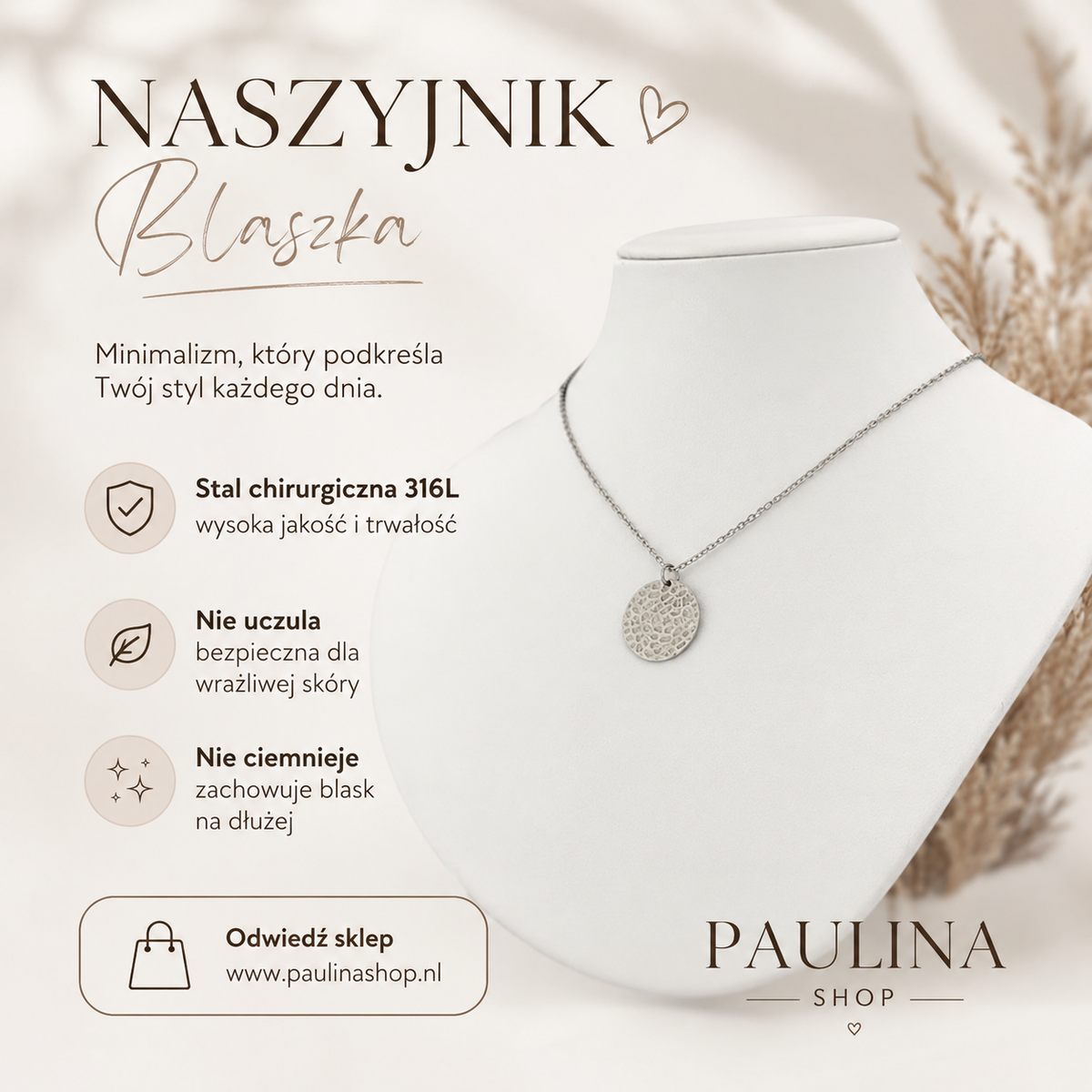 Naszyjnik - Blaszka