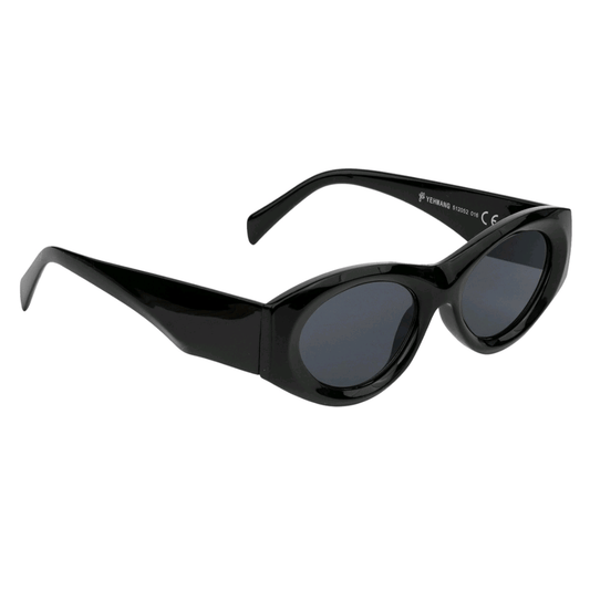 YE Okulary przeciwsłoneczne - Retro - Black