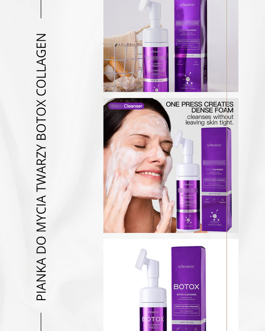 Pianka do mycia twarzy BOTOX 💜