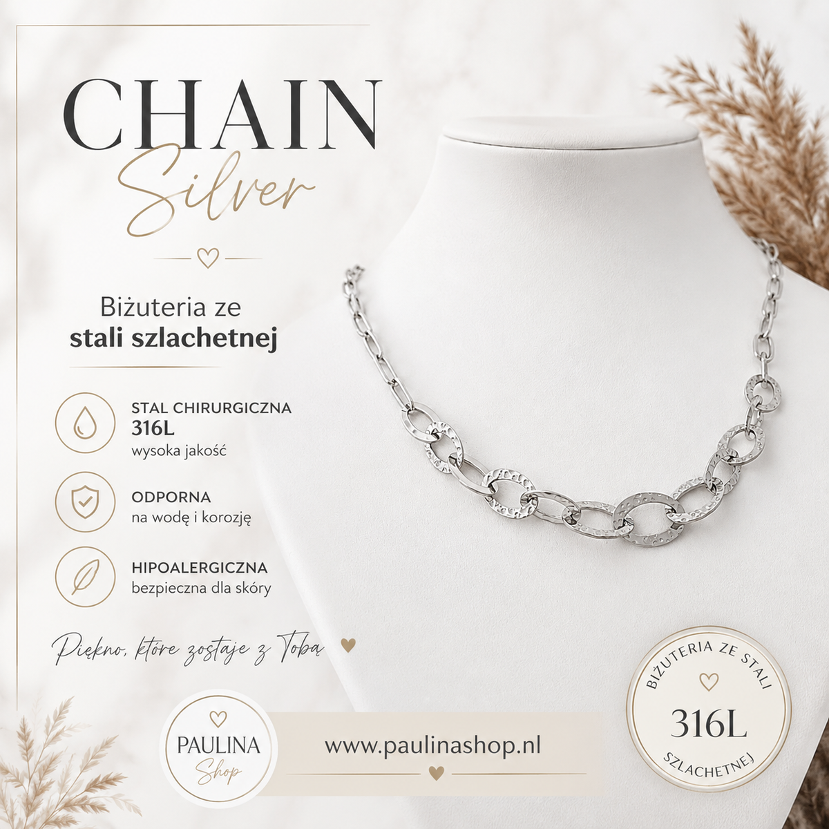 Naszyjnik - Chain Silver