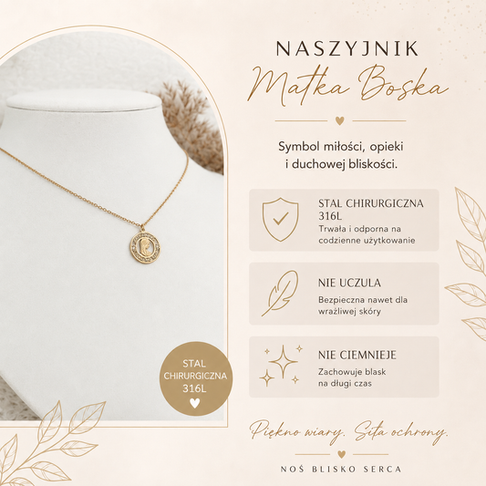 Naszyjnik - Matka Boska
