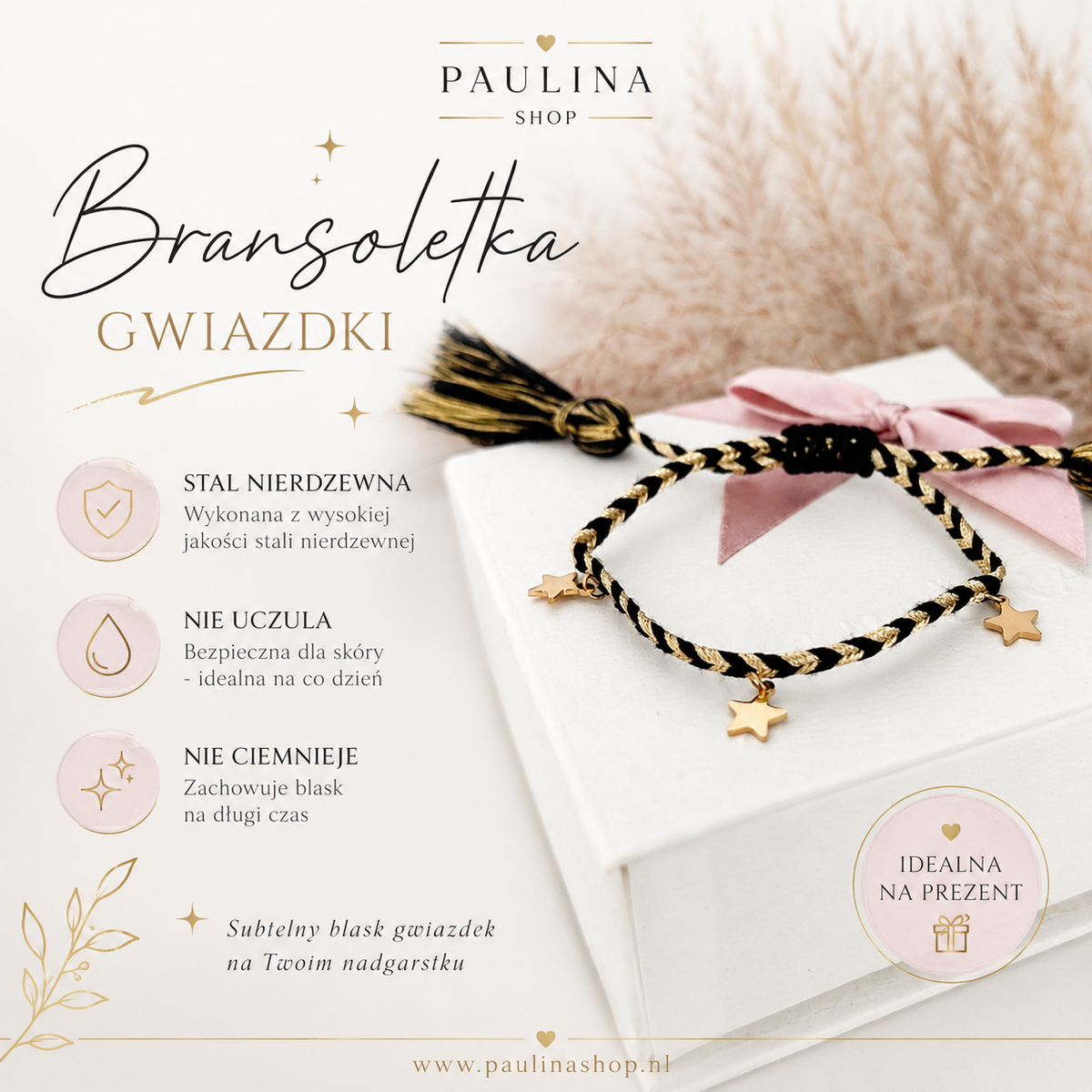 Bransoletka - Gwiazdki