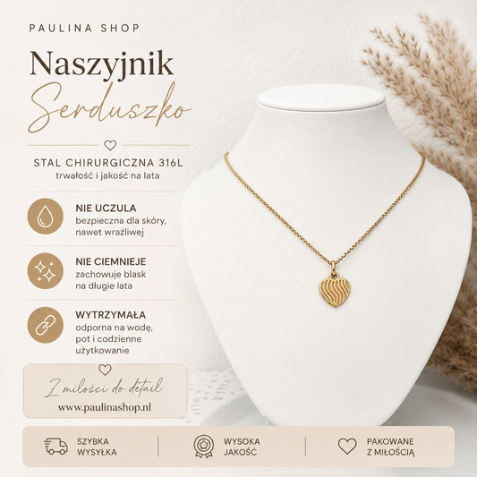 Naszyjnik - Serduszko