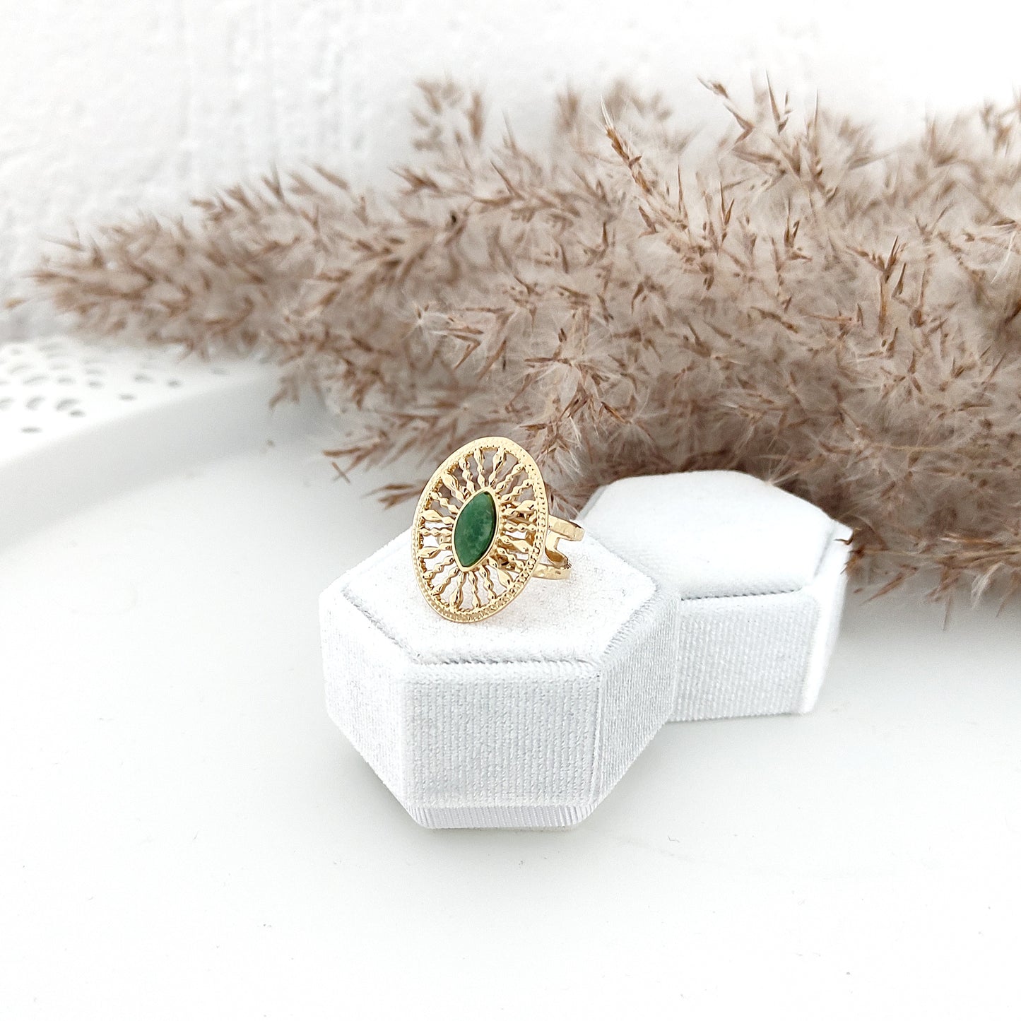 YE Ring - Baroque Green