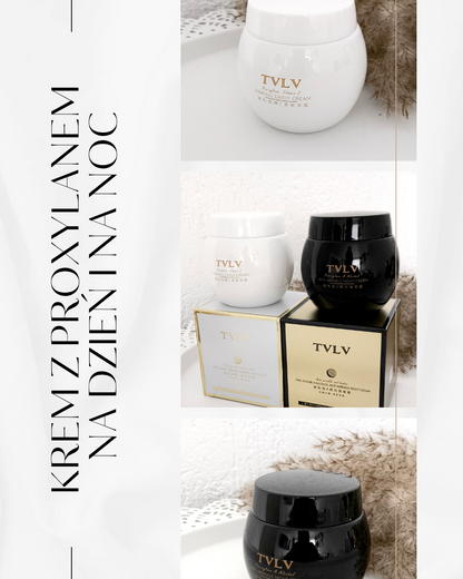 Zestaw kremów z proxylanem na dzień i noc 🤍🖤