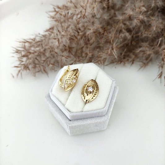 XP Kolczyki 14K - Łezki