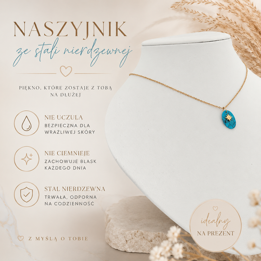 Naszyjnik - Turkus