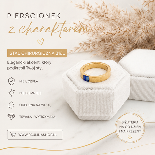 Pierścionek - Blue Sky