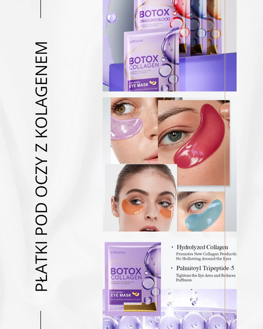 PŁATKI POD OCZY - BOTOX KOLAGEN 💜