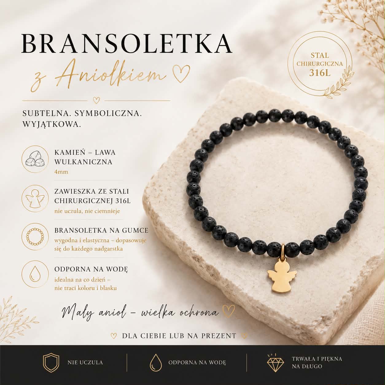 Bransoletka - Anioł stróż